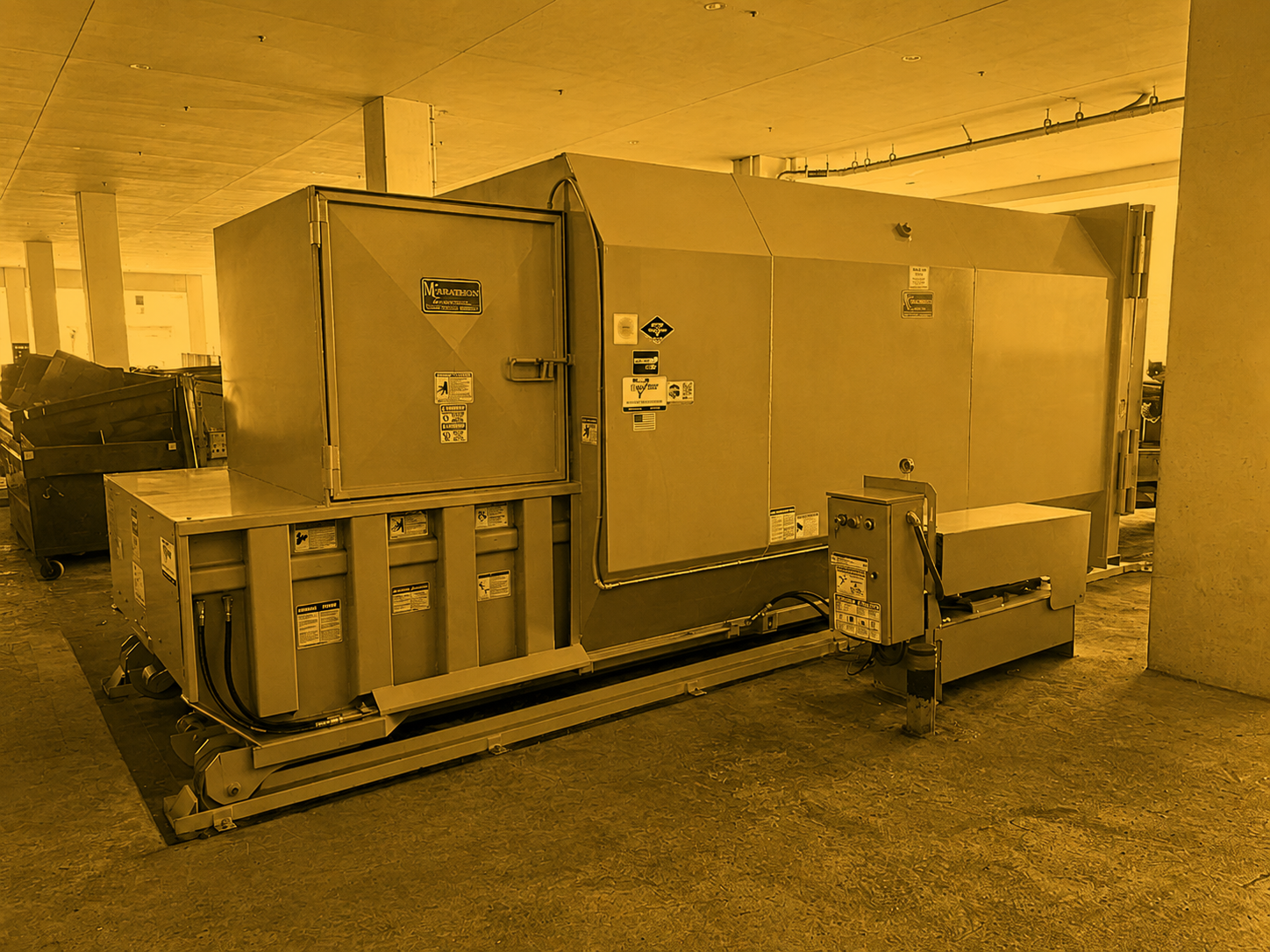 Self-Contained-Compactor-2 Food Waste Grinder