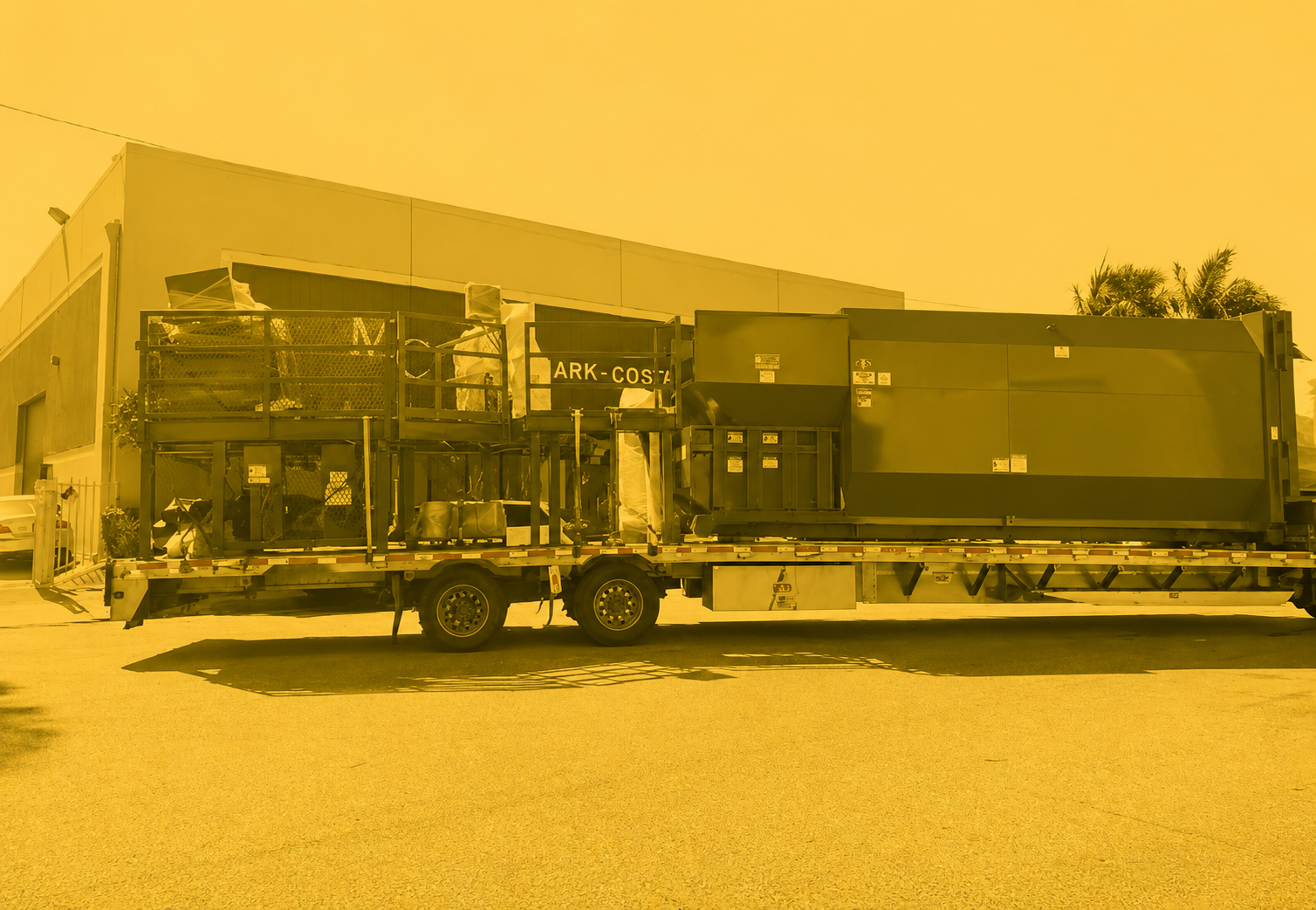 hydraulic waste compactors